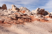 Arizona;Blue-Sky;Clarks-Nutcracker;Clouds;Erosion;Grand-Staircase-Escalante;Red-