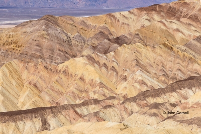 Badlands;California;Death-Valley-National-Park;Erosion;Sandstone;artistic-erosia