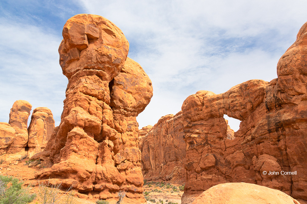 Arches National Park;Blue Sky;Erosion;Garden of Eden;Red Rocks;Sandstone;Utah